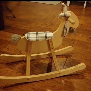 Rocking goat hearth hand